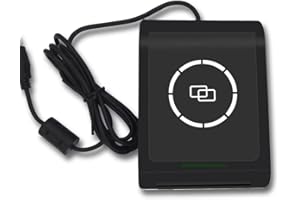 Modelo S9-EU-00-12 FONGWAH 13.56MHz Lector de Tarjetas RFID de Escritorio, emulador de Teclado de Solo Lectura, Compatible con ISO14443A, para Tarjetas S50 / Tarjetas NFC/Tarjetas DesFire