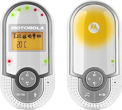 Motorola MBP 16 - Babyphone Audio avec écran 1.5" - Blanc/Gris