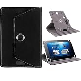 Fuchsia iPad Mini 1-2-3-4-5 ile Uyumlu 7.9 in&ccedil; 360&deg; D&ouml;nebilen Standlı Kapaklı Universal Tablet Kılıfı