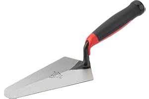 Bellota TRF42HBM - Truelle de Maçon Madrilène avec Lame Forgée et Manche Bi-matière, Outil pour les Professionnels de la Construction