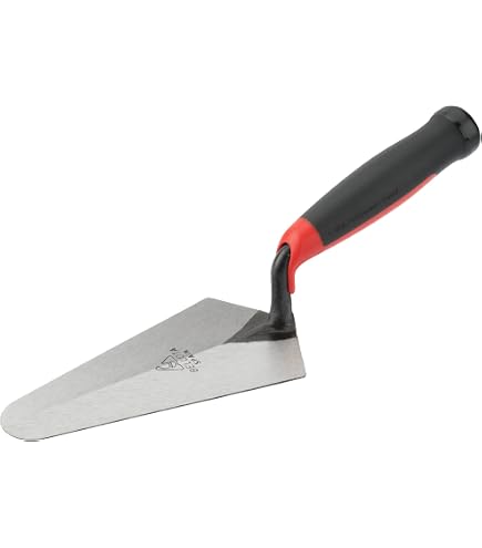 Truelle Madrilène Bellota 5842-J - Acier Forgé - Manche Hêtre - 105x115x342mm - Outil Maçonnerie Pro