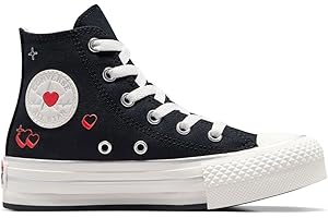 Converse Chuck Taylor All Star EVA Lift Platform Y2K Sneaker Nero da Bambina A09122C