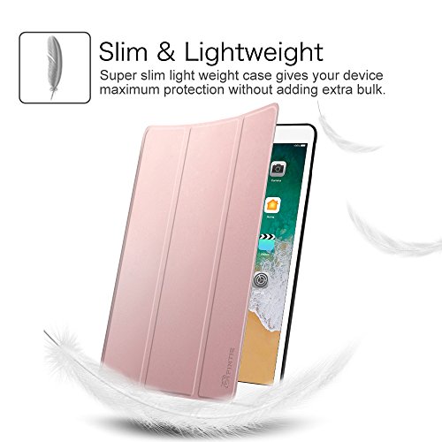 Fintie iPad Pro 10.5 Zoll Hülle – Ultra Schlank Superleicht Ständer Slim Shell Case Cover Schutzhülle Tasche mit Auto Schlaf / Wach Funktion für Apple iPad Pro 10,5″ Zoll Display 2017 Neue Modell, Roségold - 2