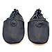 Dotty Fish Soft Leather Baby Shoes With Non Slip Suede Soles. Toddler Shoes. Plain Navy Shoe. Smart Design. Boys and Girls. 12-18 Months