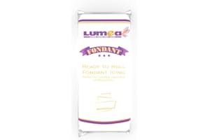 ‎DEKOZAUBER24 Dekozauber24 Premium Fondant weiß, 1kg, für Torten, Kuchen und Figuren, glutenfrei, weißer Rollfondant zum Ausrollen, weich und biegsam, essbare Tortendeko weiss