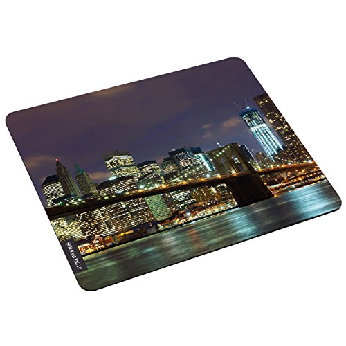 Wandkings Mousepad / Mauspad mit Motiv "Brooklyn Bridge" - ideales Geschenk zum Geburtstag, Weihnachten u.v.m.