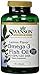 Produktbild Swanson - Omega 3 Fish Oil (Fettsäuren Fischöl) 1000mg, 150 Kapseln - GMO-frei - Optimal 18/12 EPA & DHA - Pure Omega-3 Lemon Flavour capsules - Hochdosiert Bio-aktiv Ergänzung