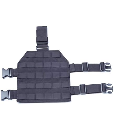 Étui De Pistolet Molle Leggings Tactiques Panneau De Plate-Forme De Jambe Tombante Panneaux De Jambe Tombante High Ride Sangle De Ceinture à Crochet Et Boucle Sangle Intérieure Rembourrée