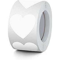 Adesivi A Cuore Rossi - Rotolo Autoadesivo 25mm Per Decorazioni Creative - Foto 14