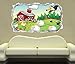 Produktbild 3D Wandtattoo Bauernhof Tiere Kinderzimmer Schaf Ente Wand Aufkleber Durchbruch Stein Wandbild Wandsticker 11N069, Wandbild Größe F:ca. 97cmx57cm
