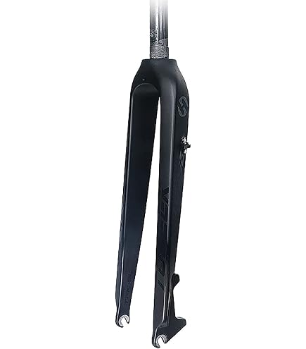 Forcella Rigida In Carbonio Per Bici A Scatto Fisso O Da Strada, 700C, Tubo Sterzo 1-1/8", Freno A C, Sgancio Rapido 9x100 Mm
