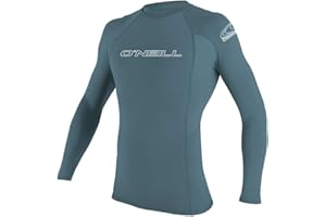 O'Neill Wetsuits Men's Basic Skins UPF 50+ Long Sleeve Rash Guard Rash-Guard-Shirts (Pack of 1)