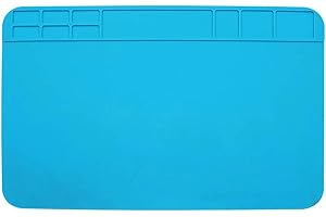 SPTwj Soldering Mat - 500℃ Heat-Resistant Insulation Silicone Anti-Static Pad for Brazing, Repair, Welding (30cm x 20cm x 1.5mm)