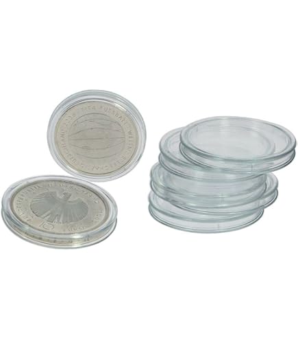 Capsulas para monedas 36mm 10 unidades - K-Colección Capsulas para monedas 36mm 10 unidades - K-Colección