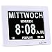 Produktbild SINOIDEAS® Digitaler Kalender Tag Uhr Mit Nicht Abbreviated Tag &Wecker Monat & Digital Kalender Wecker - Woche Zeit Alzheimer uhr ,Senioren uhr