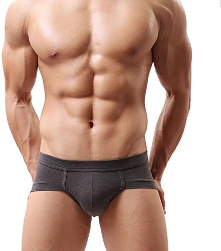 Fadirew™ Men's Underpants, New Trunks Sport Sexy Modal Breathable Men's Underwear, Men / Men's Boxer Brief Shorts, Bulge Pouch soft Underpants, Gray, L