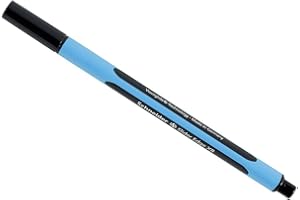 SCHNEIDER SCHREIBGERÄTE Schneider Przyrządy do pisania długopis Slider Edge, model czapki, XB, czarny, kolor beczki cyjan-czarny, (1 szt.)