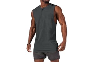 Runcati Tank Top Herren Ärmelloses Muskelshirts Männer Gym Bodybuilding Shirts Workout Sport Fitness Trägershirts Tee Top für Mann