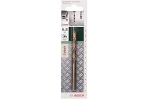 Bosch Accessories 2609255076 Foret à métaux rectifié HSS-Co DIN 338 - Longueur 109 mm - Diamètre 6,8 mm