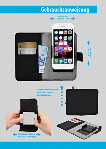 ikracase Slide Motiv HÃ¼lle fÃ¼r Medion Life E5008 Smartphone Handytasche HandyhÃ¼lle SchutzhÃ¼lle Tasche Case Cover Etui Design 2 - fass mein Handy nicht an