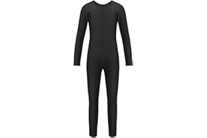 ranrann Enfant Fille Justaucorps Gymnastique Combinaison Danse Classique Tenue Costume Sport Yoga Body Leotard Jumpsuit Bodysuit Unitard Dancewear 3-14 Ans