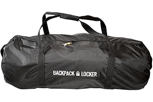 Backpack Locker – Mochila de Viaje de Vuelo/Mochila/Funda de Transporte – con Cerradura (candado Incluido) Bolsa de Lona