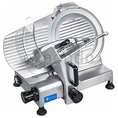 Royal Catering - RCAM 250PRO - Trancheur - 0 à 12 mm - 180 W - Ø 25 cm - Affûteur - PRO Serie - Frais d'envoi inclus