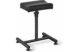 PHYSA WELLNESS & LIFESTYLE Physa Pedicure Leg Rest Physa FR-1 (Cushion Height: 49-74,5 cm, Dimensions: 24 x 33 cm, Padding: Foam, Imitation Leather) Black