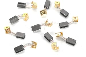 HpLive 10pcs Spazzole di Carbonio per CD105 CD110 CD115 KG900 KG915 KG725 Smerigliatrice Angolare Parti Repalcement, 6.4x7.9x12.5mm