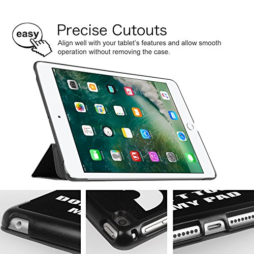 Fintie iPad 9.7 Zoll 2017 Hülle – Ultra Schlank Superleicht Ständer Smart Shell Case Cover Schutzhülle Tasche mit Auto Schlaf / Wach Funktion für Apple iPad 2017 Neue Modell, Don’t Touch - 5
