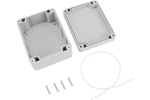 BUACHOIS Junction Box,IP65 Waterproof Electrical Enclosure Box Universal Electrical Project Enclosure Case for Outdoor Usage with Accessories 115 * 90 * 55mm