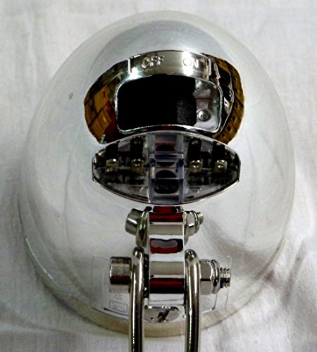 UNION LED Scheinwerfer in klassische Form chrom Optik 40 Lux für Nabendynamo - 3