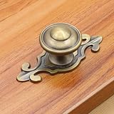 TXXCI 6Pcs Möbelknopf Schrankknöpfe Möbelknöpfe Set Möbelgriff Türknopf Cabinet Pulls Schrank Griffe Tür-Fach-Knöpfe für Dresser Kitchen – Bronze - 4
