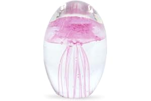 Signes Grimalt By Sigris - Pisapapeles de Cristal | Pisapapeles Medusa - Color Rosa - 7 cm x 4,5 cm x 4,5 cm