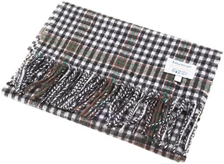 Edinburgh 100% Lambswool Scottish Tartan Scarf (Burns Check)