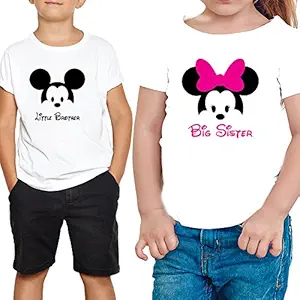 Limit Fashion Store - Big Sister + Little Brother Kids T-Shirt(Boys/Girls)