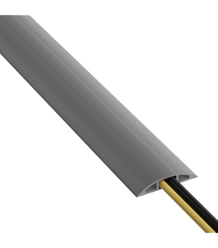 2m Cable Ramp Rubber Floor Cable Tidy Safety Protector For Office Or Home~5060875441563 01c Mp