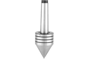 Jadeshay Centro di Tornitura,Tornio Rotante di Precisione in Diretta Centro Girevole MT2 Metallo Lavoro Tornio Strumento per Contropunta di Tornitura Ad Alta velocità