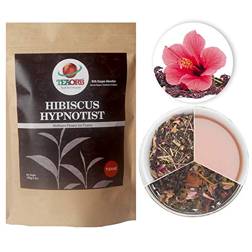 TEAORB Hibiscus Hypnotist Wellness Flower Ice Tisane 3.5oz/100g (33+ Cups) RS.533 (55.00% Off) - Amazon