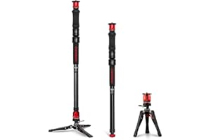 IFOOTAGE Cobra 3 Strike Monopode A150S-III avec base de verrouillage à pédale, réglage de la hauteur en une étape, charge utile maximale de 5 kg, 150 cm