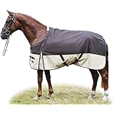 HKM 30212125.0030 Weidedecke Professional Summer Rain, dunkelbraun/beige