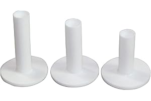 SCOTT EDWARD EDWARD & CO. Lot de 3 Tees de Golf en Caoutchouc de Tailles différentes, pour l'intérieur et l'extérieur, pour la Conduite et Le Tapis de Frappe