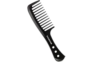 BOORIKA Wide-Tooth Comb – Smooth, Sturdy, and Anti-Static Comb for Long, Wet, or Curly Hair – Perfect for Defining and Detangling Curls