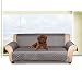 Produktbild KINLO® Schonbezug 167cmx165cm Dunkle Grau-Helle Grau Sofahusse 1 Sitzer Sofa Abdeckung Sesselauflage aus hochwertigem Polster Umweltschutz Sofa Überwurf 2 Jahren Grantie