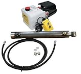 12 VDC Single handeln hydraulischen Power Pack mit Anhänger mit 2 Knöpfen.