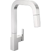 Delta Faucet Kavşak Aşağı &Ccedil;ekmeli Mutfak Bataryası Krom, Aşağı &Ccedil;ekmeli P&uuml;sk&uuml;rt&uuml;c&uuml;l&uuml; Krom Mutfak Bataryaları, Mutfak Lavabo Ba