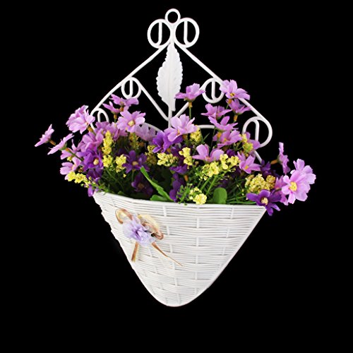 Ein Bündel gefälschte Cineraria künstlichen Blumenstrauß Hause Büro Dekor (Fuchsia und Lila) - 3