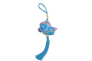 CAPRILITE Lucky Tassel Chinese New Year Wall Hanging Car Deco Bag Charm - Zodiac Animals (Horse)