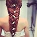 Bodhi2000® 6 Pcs Womens Starfish Crystal Hair Pins U-shape Hair Clips