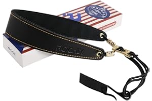 ROCHIX 1890 Clarinet Black Neck Strap,Oboe Neck Strap,Super Fiber,Metal Hook,Musical Instruments Accessoires Parts